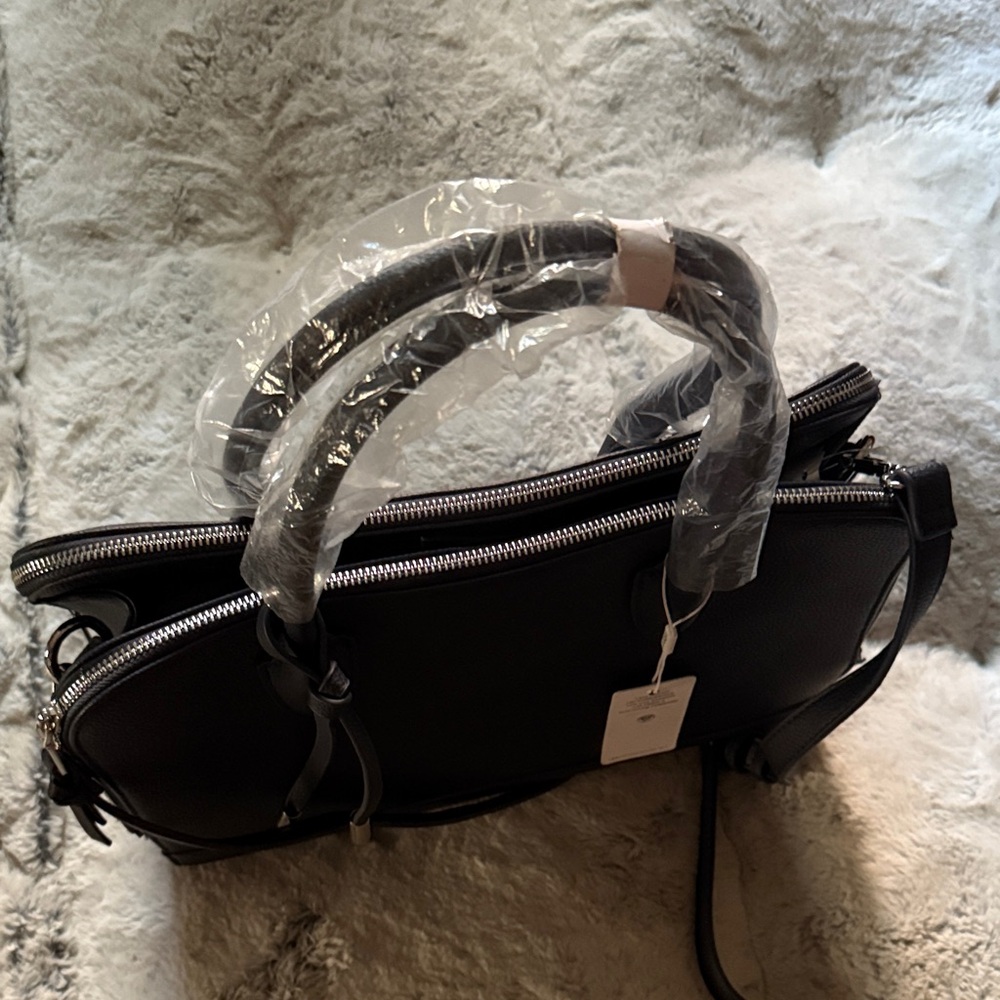 Urban Outfitters Classic dark Navy Satchel - Picture 3 of 5